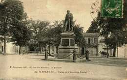 17...charente Maritime...marennes..... Statue De Chasseloup Laubat - Marennes