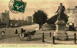 17...charente Maritime...la Rochelle...statue De L'amiral Duperré Et Cours Richard - La Rochelle