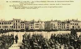 17...charente Maritime...la Rochelle...place D'armes....allocution Du Lieutnant Colonel Delon - La Rochelle