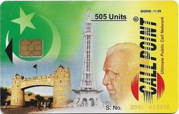 Pakistan - Callpoint - Montage Of Pictures (Dancom Back), 505U, 300.000ex, Used - Pakistán