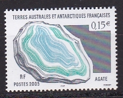 Timbre TAAF N° 404**  Agate - Nuevos