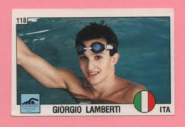 Figurina Panini 1988 N°118 - Nuoto - Giorgio Lamberti - Swimming