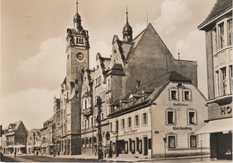 AK Freital Potschappel Rathaus Dresdner Straße 56 Gasthof Destillation Weinhandlung Albert Müller HO Am Bahnhof DDR - Freital