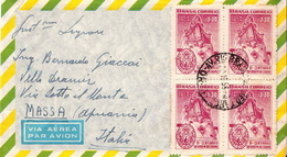 Postal History Cover: Brazil Stamps On Cover - Christentum