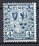 IRLANDE - (Etat Libre) - 1922-24 - N° 46 - 4 P. Bleu Foncé - (Armoiries Des Quatre Provinces) - Ungebraucht