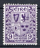 IRLANDE - (Etat Libre) - 1922-24 - N° 49 - 9 P. Violet - (Armoiries Des Quatre Provinces) - Ungebraucht