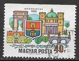 UNGHERIA 1969 LE VILLE SUL DANUBIO YVERT. 205 A USATO VF - Used Stamps