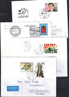 Hungary / Ungarn 3 Interesting Priority Letters + Postcard - Briefe U. Dokumente