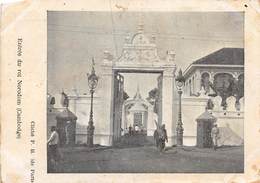 PIE.LOT CH-19-4962 : ENTREE DU ROI NORODOM. CAMBODGE. - Cambodge