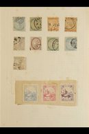 CLASSIC FORGERIES Old Album Pages, With Queen Victoria "issues" Of Jamaica, Antigua, British Guiana, St. Lucia, St. Vinc - Other & Unclassified