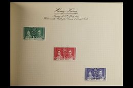 BRITISH COMMONWEALTH OMNIBUS FINE MINT COLLECTIONS. 1937-1953  FINE MINT COLLECTIONS In Special Dedicated Albums. Compri - Other & Unclassified