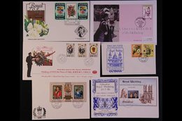 BRITISH COMMONWEALTH ROYAL EVENTS 1981-2006 Illustrated Mostly Unaddressed First Day Covers, Includes 1981, 1986 & 1999  - Other & Unclassified