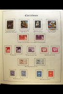 CHRISTMAS ON STAMPS A Substantial Collection Of Mostly Mint Stamps Plus Cards And Covers In Two Large Albums, The First  - Non Classificati