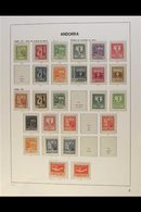 SPANISH POST OFFICES 1928-2009 Fine Mint Collection On Printed Album Pages, Starts With A Range Of 1928 Overprints On Sp - Autres & Non Classés