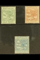 1882 ½d To 4d QV, Wmk CA, SG 21/3, Fine Mint Og. (3 Stamps) For More Images, Please Visit Http://www.sandafayre.com/item - Andere & Zonder Classificatie