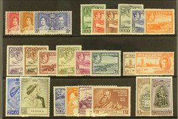 1937-51 COMPLETE KGVI MINT COLLECTION Presented On A Stock Card. A Complete Fine Mint Run From Coronation To BWI Set, SG - Autres & Non Classés