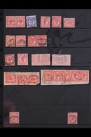 QUEENSLAND POSTMARKS - Fabulous Looking Range, Predominantly 1895-6 (white Background) Issues Onwards With The Vast Majo - Altri & Non Classificati