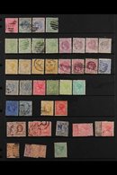 VICTORIA 1885-1901 "Stamp Duty" Inscribed Issues, An Attractive Collection, Incl. 1885-95 Watermark 19 8d, Both 1s And 2 - Autres & Non Classés