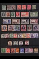 1934-50 COMPLETE FINE USED COLLECTION An Attractive Used Collection, Complete From The 1934 Set To The End Of The KGVI P - Bahrein (...-1965)