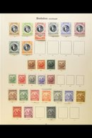 1882-1936 MINT COLLECTION Presented On Printed Imperial Pages. Includes 1906 Nelson Centenary Set, KGV With 1912-16 Rang - Barbados (...-1966)