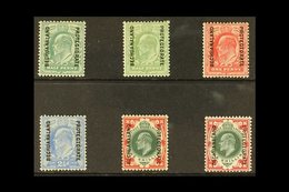 1904-13 KEVII Definitives Complete Set Including Both ½d And Both 1s, SG 66/71, Fine Mint. (6 Stamps) For More Images, P - Andere & Zonder Classificatie