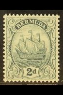 1922-34 2d Grey Ship, Watermark Reversed, SG 80x, Fine Nhm. For More Images, Please Visit Http://www.sandafayre.com/item - Bermudes