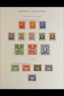 1943-1951 COMPLETE SUPERB NEVER HINGED MINT COLLECTION On Hingeless Pages, All Different, Complete SG M11/TD10, Includes - Afrique Orientale Italienne