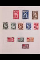 1949 - 1968 MINT & USED COLLECTION On Leaves, ALL DIFFERENT, Includes 1951 40c & $1 Perf 12½ Division Unused, 1952 40c & - Other & Unclassified