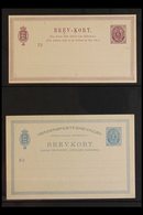 1877 - 1895 POSTAL STATIONERY COLLECTION ALL DIFFERENT UNUSED CARDS & COVERS COLLECTION That Includes 1877 6c Violet, 18 - Danish West Indies