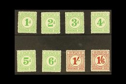 1940 Postage Due Set, SG D11/18, Lightly Hinged Mint With White Gum. (8 Stamps) For More Images, Please Visit Http://www - Fidji (...-1970)