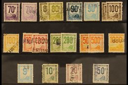 PARCEL POST (PETITS COLIS) 1944-47 Complete Set Of 29, Yvert 1/26, With Additional Shades Of 3fr, 8fr, 80fr, 100f Brown, - Autres & Non Classés