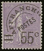 PRECANCELS (PREOBLITERES) 1922-47 55c On 60c Violet, Yvert 47, Never Hinged Mint For More Images, Please Visit Http://ww - Autres & Non Classés
