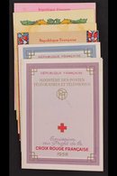 RED CROSS BOOKLETS 1958-1959, 1961, 1963 & 1965-1966 Complete Booklets, Very Fine Cds Used. (6 Booklet) For More Images, - Other & Unclassified