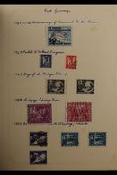 1949-1962 INTERESTING MOSTLY USED COLLECTION With Covers Housed In An Album, Includes (all Used) 1949 50pf UPU (x2) On C - Autres & Non Classés