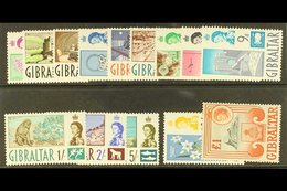 1960-62 Complete Definitive Set, SG 160/173, Never Hinged Mint. (14 Stamps) For More Images, Please Visit Http://www.san - Gibraltar