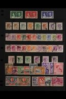 1937-52 USED KGVI COLLECTION Presented On A Stock Page That Includes The Coronation Set, 1938-52 Set Of All Values To 3  - Autres & Non Classés