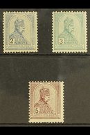 1900 2k, 3k And 5k Franz Josef High Values, Mi 68/70A, Very Fine And Fresh Mint. Cat €800 (£680) (3 Stamps) For More Ima - Sonstige & Ohne Zuordnung