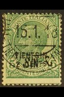OFFICES IN CHINA TIENTSIN 1917 2c On 5c Green, Sass 1, Fine Used With Tientsin Cina 15.1.18 Cds Cancel. For More Images, - Andere & Zonder Classificatie