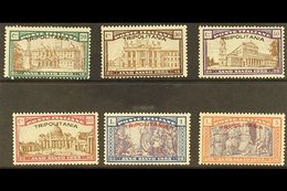 TRIPOLITANIA 1924 Manzoni Overprints Complete Set (Sassone 11/16, SG 11/16), Never Hinged Mint, Very Fresh. (6 Stamps) F - Andere & Zonder Classificatie