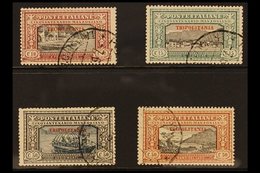 TRIPOLITANIA 1924 Manzoni Set To 50c (Sass. S. 3, SG 11/14), Fine Cds Used. (4 Stamps) For More Images, Please Visit Htt - Other & Unclassified
