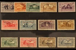 TRIPOLITANIA 1930 Virgil Bimillenary (Postage & Air) Complete Set (Sass. S. 20a, SG 103/15), Very Fine Used. (13 Stamps) - Sonstige & Ohne Zuordnung