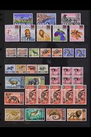 1963-83 HIGH VALUES & SETS. A Useful Mint & Never Hinged Mint Selection On A Pair Of Stock Cards That Includes 1963 5s,  - Kenia (1963-...)