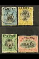 1896 Jubilee 2c, 3c, 5c & 8c All Perf 13½-14, SG 84d, 85d, 86b & 88b, Very Fine Used (4 Stamps) For More Images, Please  - Borneo Septentrional (...-1963)