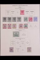 PAHANG 1890 - 1957 Superb Mint Only Collection On Printed Album Pages Including 1891 Set, 1895 Set, 1898 10c, 25c And $1 - Autres & Non Classés