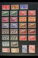 KGVI PERIOD COMPLETE VERY FINE MINT 1937-1951 Complete Basic Run, SG 98/135, Including All Of The 1938-48 Definitive Per - Montserrat