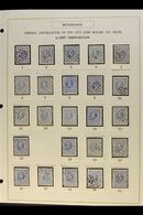 1872 NUMERAL POSTMARKS ON KING WILLIAM III ISSUES. An Interesting Collection Of Used Stamps With Values To 2.50g Nicely  - Otros & Sin Clasificación