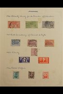 1906-1964 USED COLLECTION With Covers On Leaves, A Few Odd Mint Stamps Also Seen. Includes (all Used) 1923 Culture Fund  - Autres & Non Classés