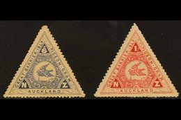 PIGEON POST 1899 6d & 1s Triangular Set, CP VP7/8, Mint With Poor Gum / Minor Fault. Fabulous Bird Stamps (2)  For More  - Otros & Sin Clasificación