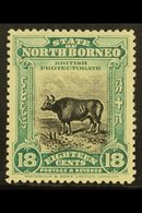 1909-23 18c Blue-green, SG 175, Very Fine Mint For More Images, Please Visit Http://www.sandafayre.com/itemdetails.aspx? - Bornéo Du Nord (...-1963)