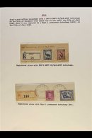 AUSTRALIA USED IN: A Pretty Range Of Stamps Mainly On Pieces With Clear Cds's Incl. Relief, PMS Dept, Abua, Postal Dept  - Papúa Nueva Guinea